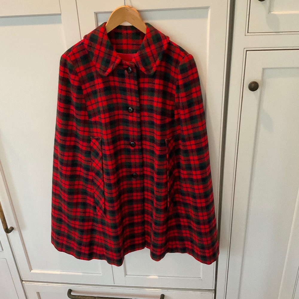 PENDLETON WOOLEN CAPE OS